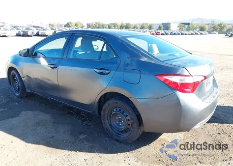 2016 Toyota Corolla Le из США, поврежденный, VIN 5YFBURHE7GP376356